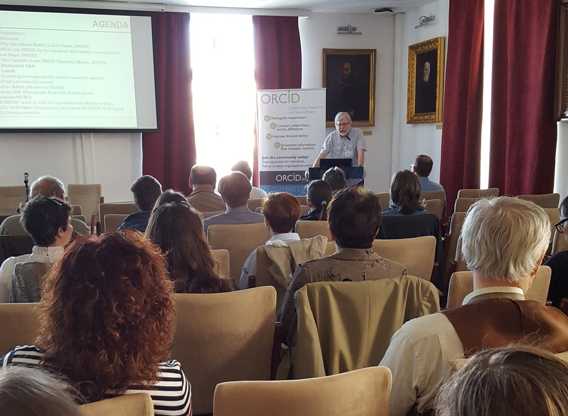Holl András hozzászólása az ORCID Workshopon Holl András hozzászólása az ORCID Workshopon