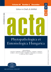 Acta Phytopathologica et Entomologica Hungarica