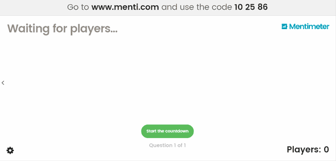 4. ábra - Kvíz (Forrás: http://help.mentimeter.com/creating-presentations-and-questions/let-your-audience-choose-between-predefined-options/mentimeter-quiz 4. ábra - Kvíz (Forrás: http://help.mentimeter.com/creating-presentations-and-questions/let-your-audience-choose-between-predefined-options/mentimeter-quiz