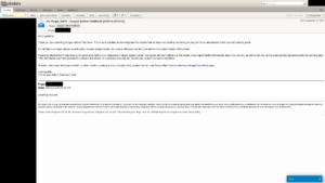 Feedback e-mail